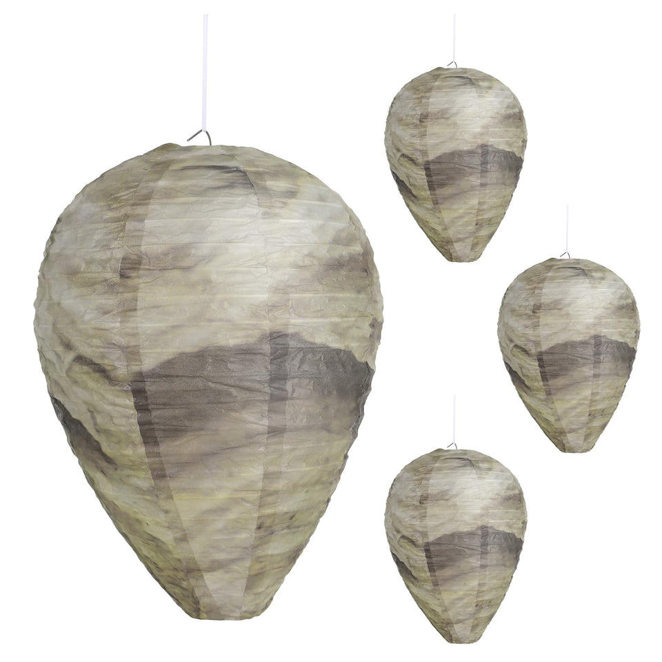KALKAL Wasp Nest on an eave creates a peaceful outdoor space.