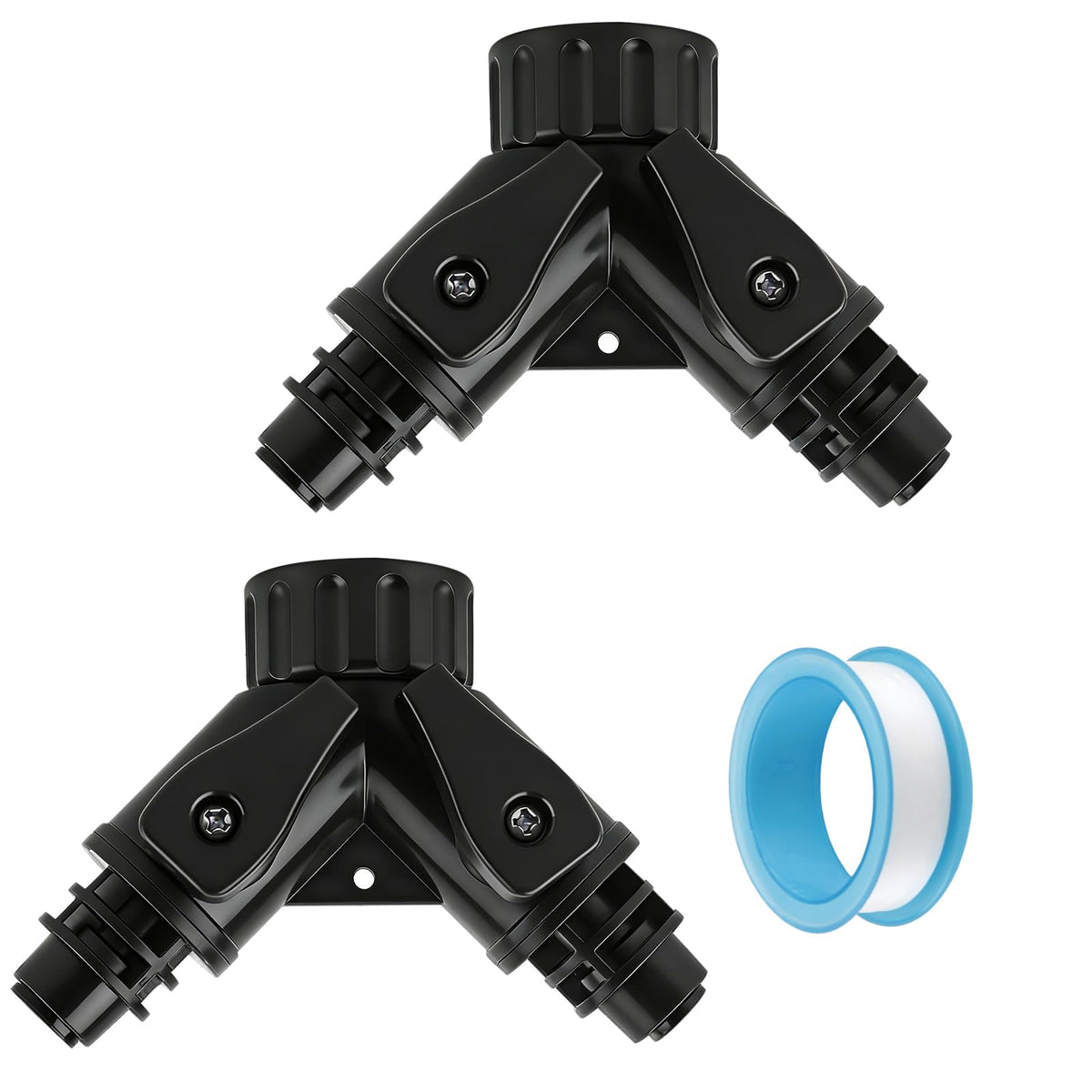Kalolary 34-to-14 drip faucet adapter for quick irrigation connections.