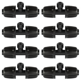 Kalolary 3-way tee connector enables precise water delivery from 1/2 to 1/4 inch tubing.