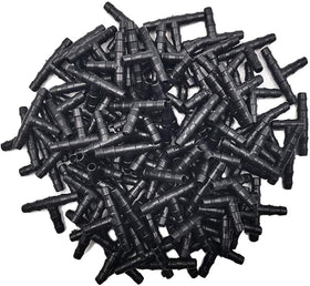 Kalolary barbed tee fittings pack for reliable irrigation connections.