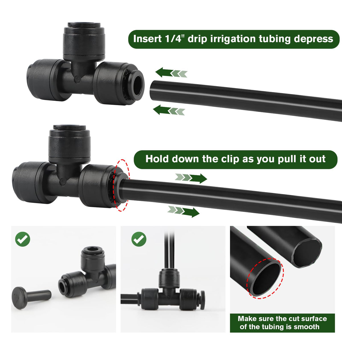 Kalolary four end plugs included for sealing unused connections