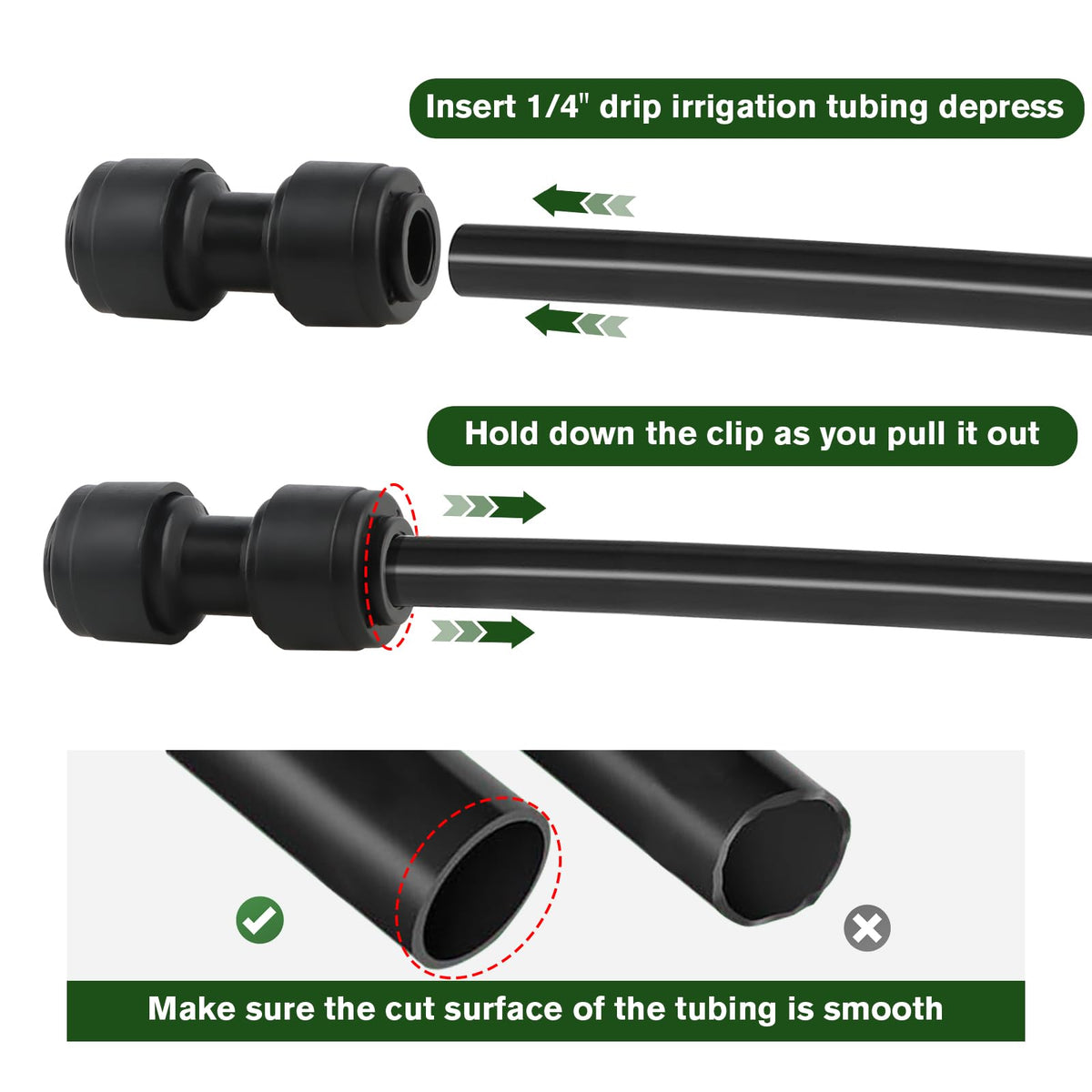 Kalolary leak-free connection design reduces water waste in garden and greenhouse