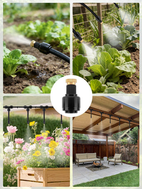 Kalolary leak-free garden irrigation setup reduces water waste.