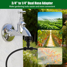 Kalolary outdoor irrigation setup illustrating versatile garden watering options.