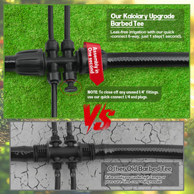 Kalolary push-to-connect design enables quick, tool-free setup.