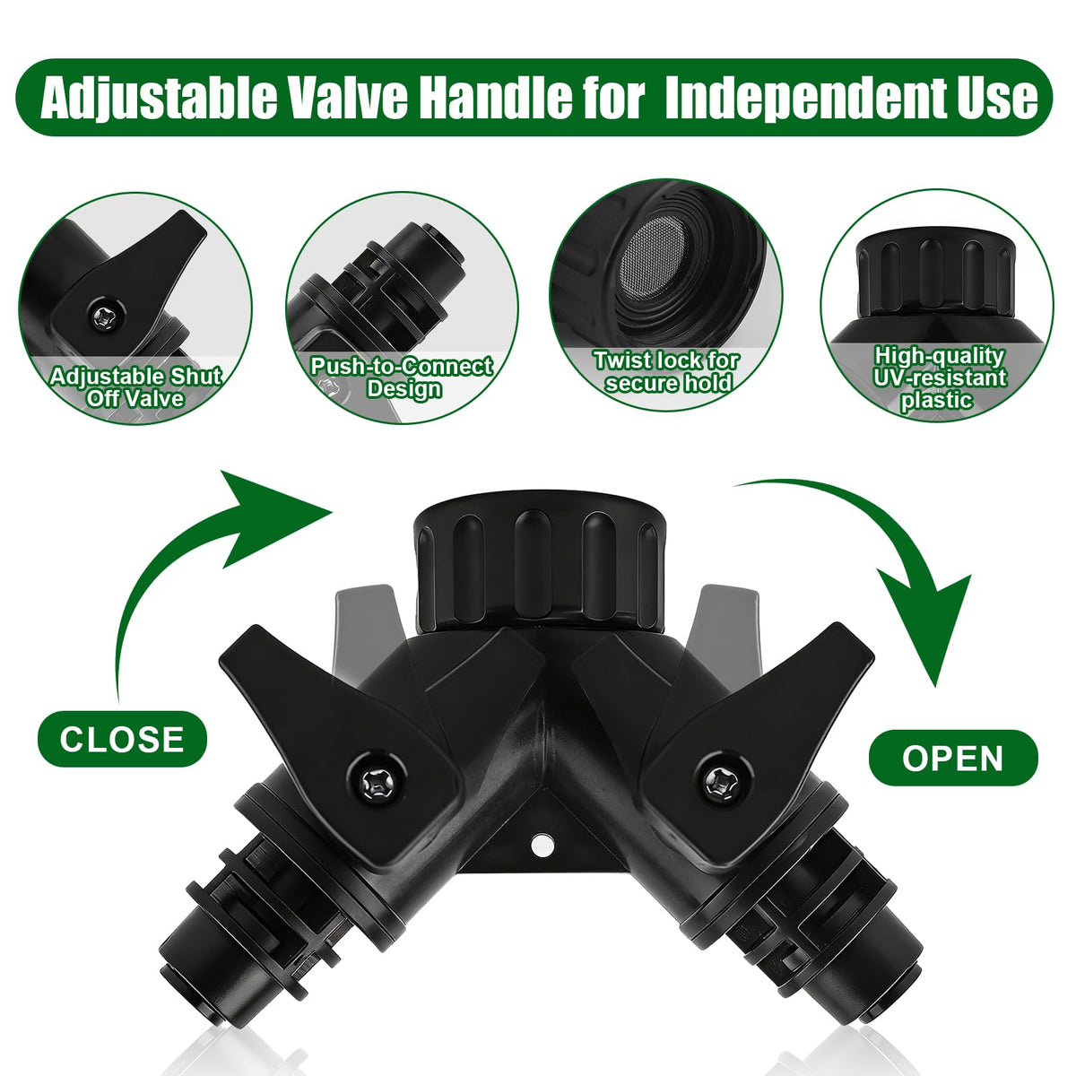 Kalolary push-to-fit connection for fast, tool-free tubing joins.