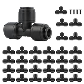Kalolary quick-connect 1/4-inch drip tee fitting for easy installation and reliable flow