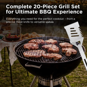 Portable Kaluns grill tools case for travel and camping.