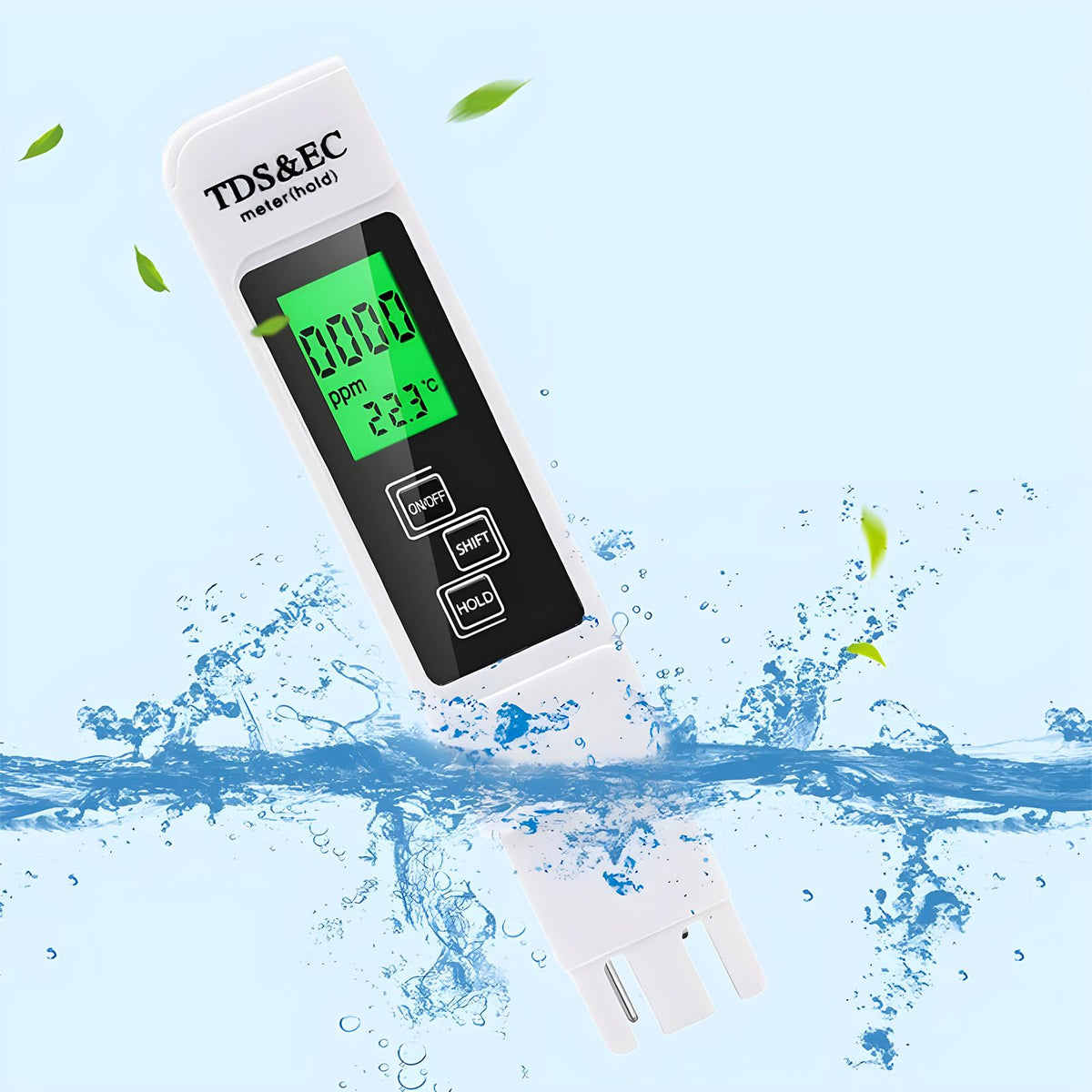 KALWNIA 4-in-1 TDS meter display for quick water quality readings