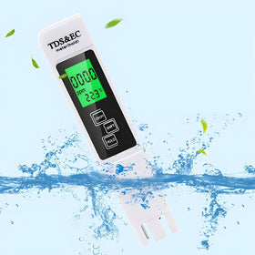 KALWNIA 4-in-1 TDS meter display for quick water quality readings
