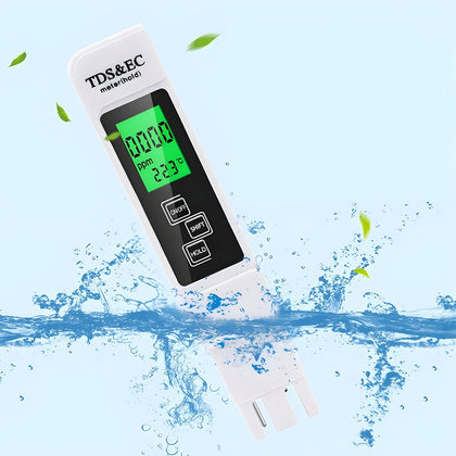 KALWNIA 4-in-1 TDS meter display for quick water quality readings