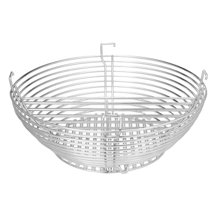 Kamado Joe charcoal basket full view, durable stainless steel.