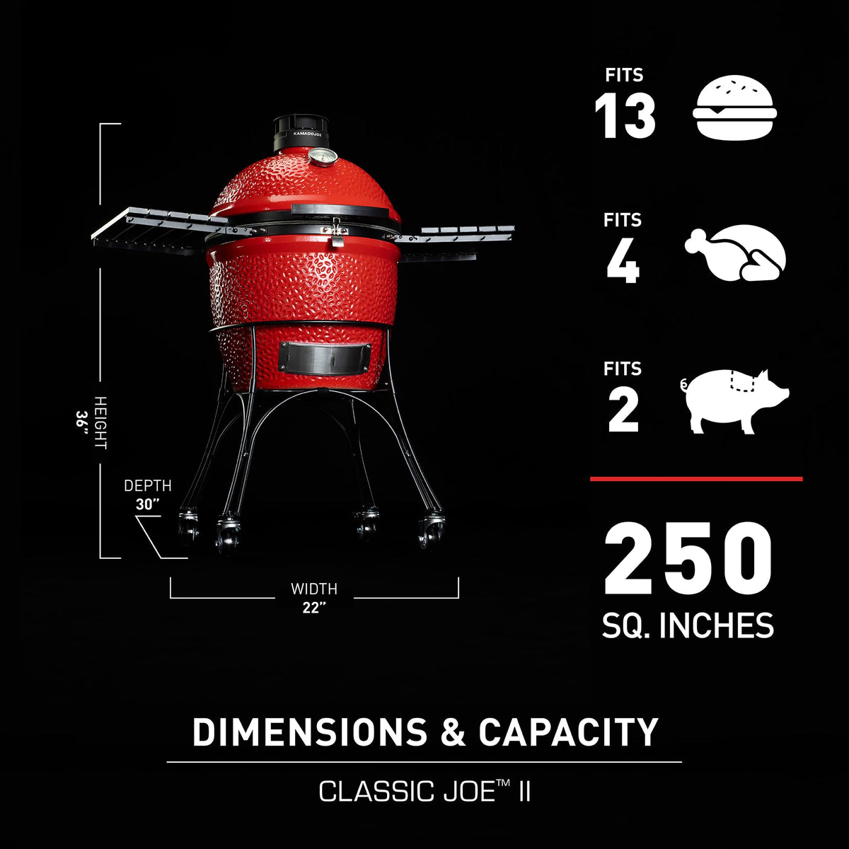 Kamado Joe Classic II Kontrol Tower Top Vent for precise airflow during cooks