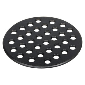Kamaster 9-inch fire grate for kamado grills supports even heat distribution.
