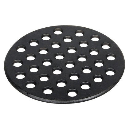 Kamaster 9-inch fire grate for kamado grills supports even heat distribution.