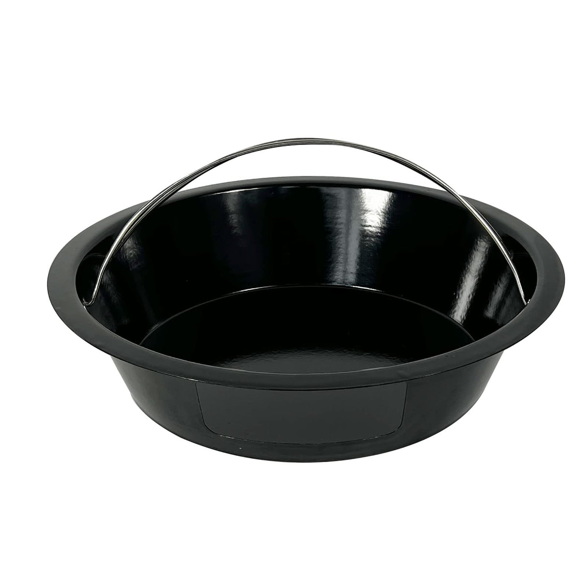 KAMaster ash can with handle designed for XL Green Egg, enables one-handed ash removal.