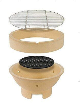 Kamaster energy-saving design helps burn hotter with less charcoal.