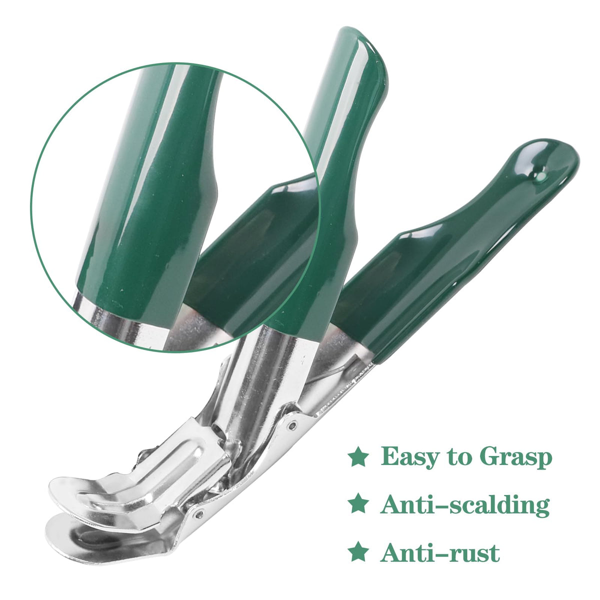KAMaster compatible with Big Green Egg enables secure one handed lifts.