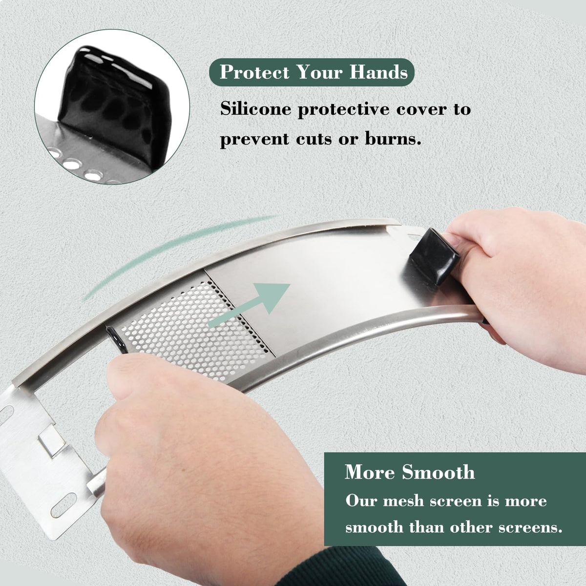 KAMaster laser-cut mesh vent close-up enables precise airflow control.