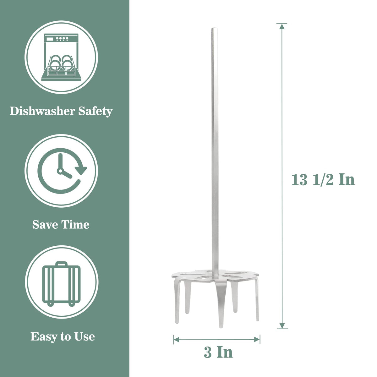 KAMaster pork puller with stainless steel construction for durable kitchen use