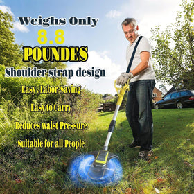 KAMIERTE Electric Weed Wacker lightweight design ideal for long sessions