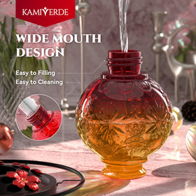 KAMIVERDE leak-resistant hummingbird feeder minimizes drips for clean window displays.