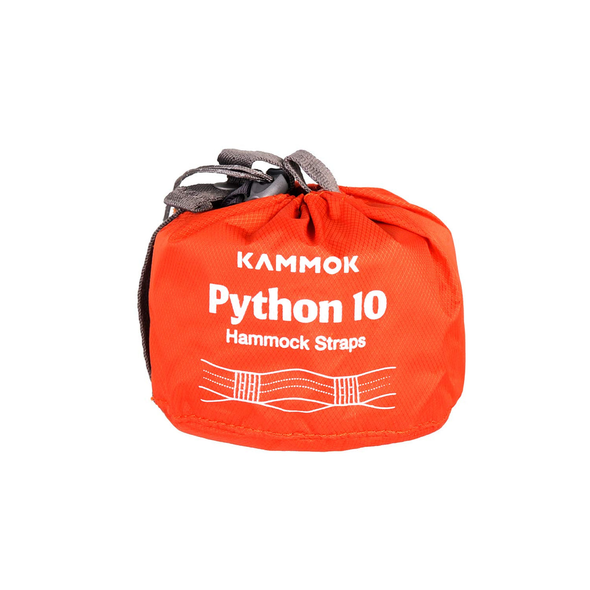 Kammok Python lightweight straps ideal for backpacking adventures.
