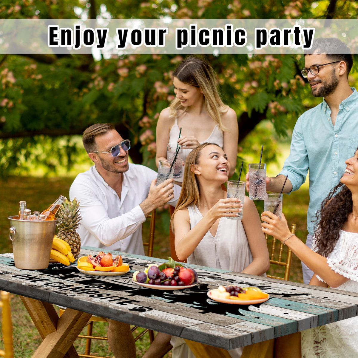 Kamoor three-piece set ideal for camping and outdoor gatherings.
