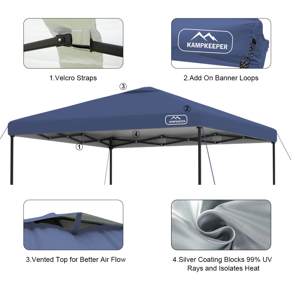 KAMPKEEPER replacement top for backup shade, ideal for parties and markets