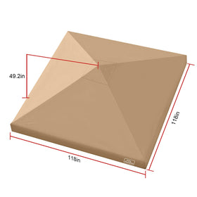 KAMPKEEPER PU-coated 500D polyester top delivers UV protection and durability.