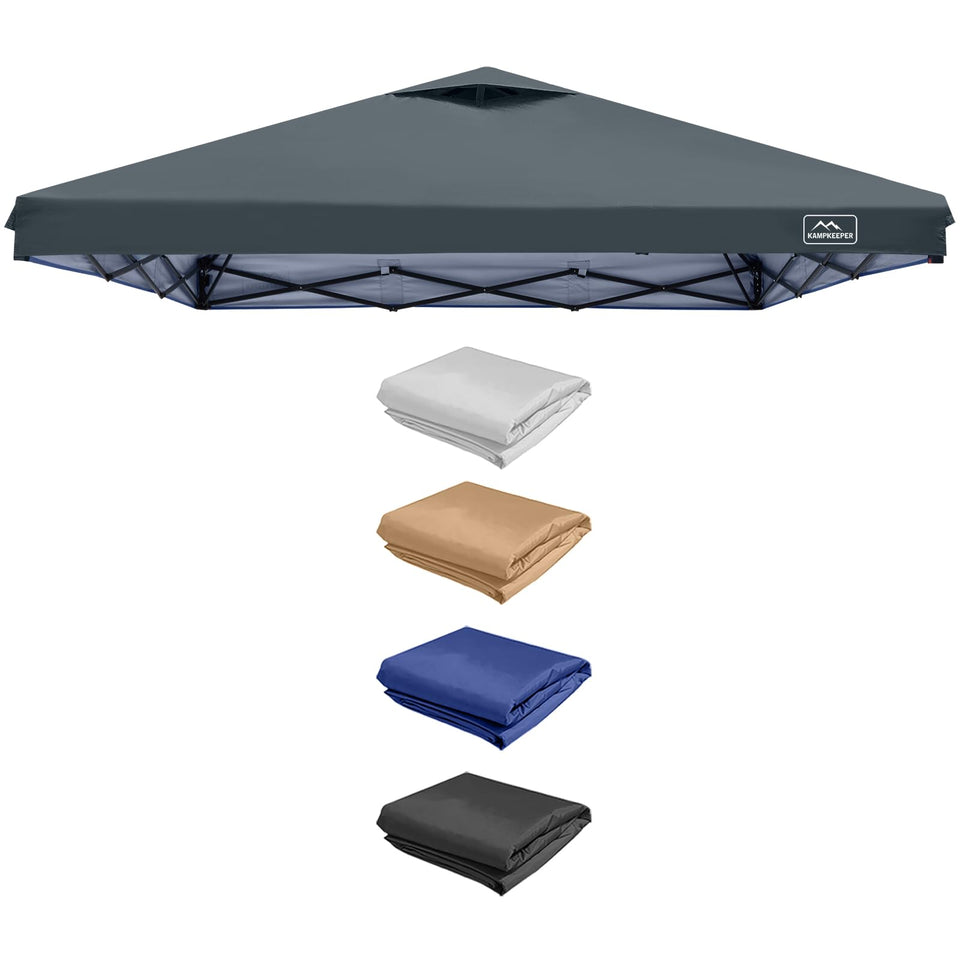 KAMPKEEPER replacement top overview for 8x8 ft canopy shade