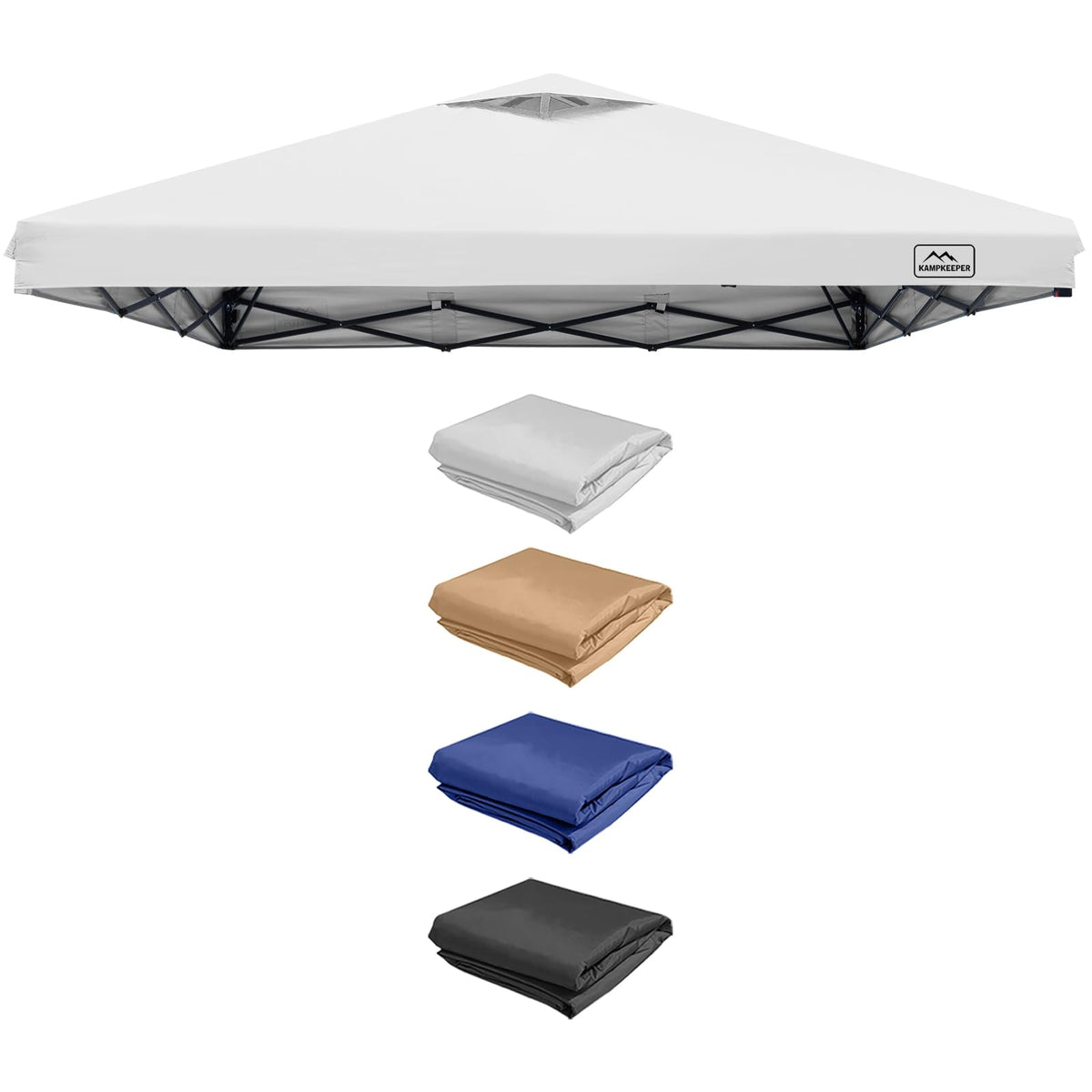 KAMPKEEPER replacement top for pop-up canopy roof with UV protection and quick setup
