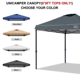 KAMPKEEPER replacement top silver-coated fabric blocks UV rays