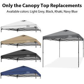 KAMPKEEPER canopy top showing adjustable corner straps for secure fit.