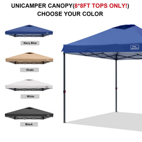 KAMPKEEPER navy waterproof top shields against moisture and sun