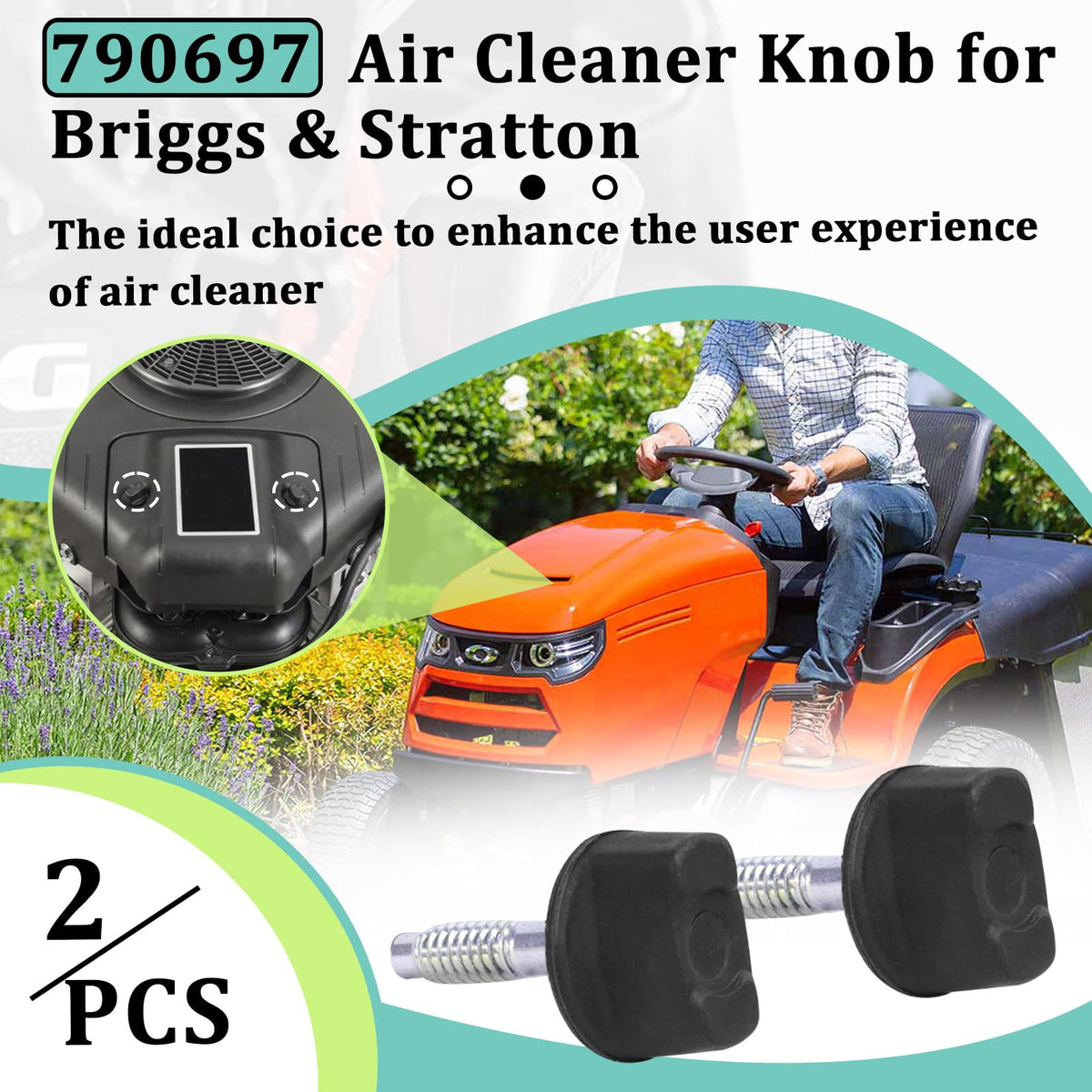 Kamrexi 790697 knob ready for Briggs Stratton compatibility.