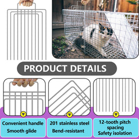 Kamrexi chew-resistant trap divider maintains stable enclosure separation.