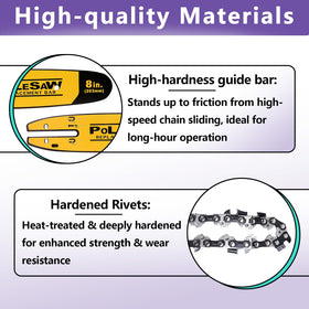 Kamrexi durable 8-inch steel bar for reliable performance