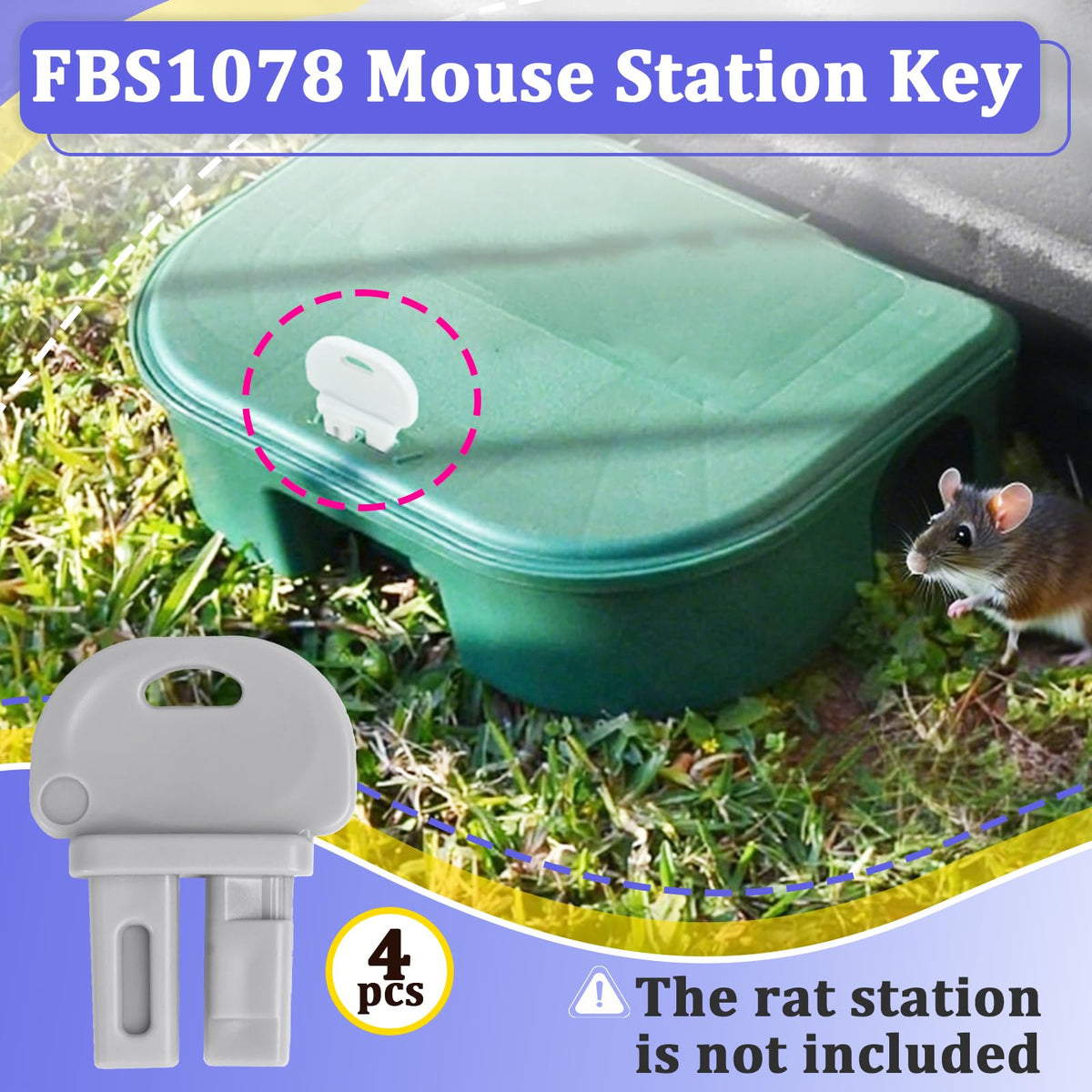 Kamrexi FBS1078 key designed for FBS fly stations with durable performance.