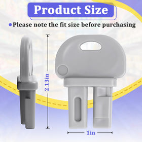 Durable Kamrexi station key in heavy-duty plastic for long-term use.