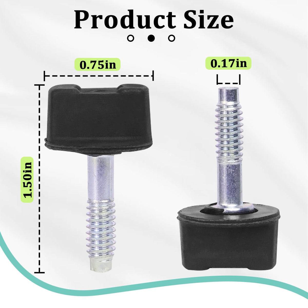 Kamrexi two-pack 790697 knobs neatly packaged for replacement.