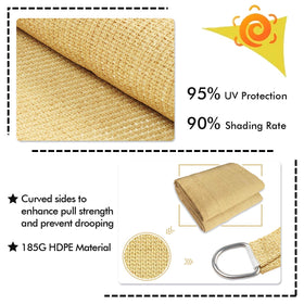 KANAGAWA UV-blocking sail demonstrates breathable shade that cools patios without pooling water.