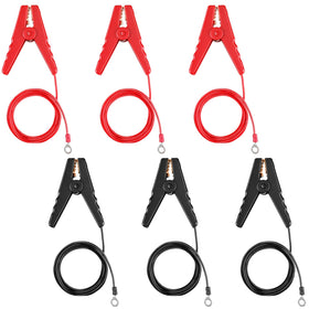 Kanayu six-pack solar fence wire connectors in red and black for easy enclosure setup