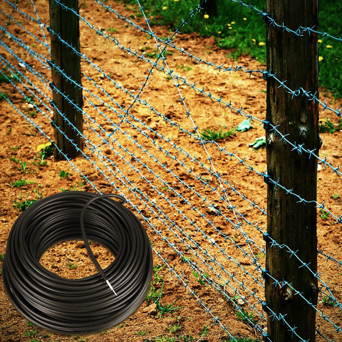 Kanayu compact storage reel keeps the wire neatly coiled.