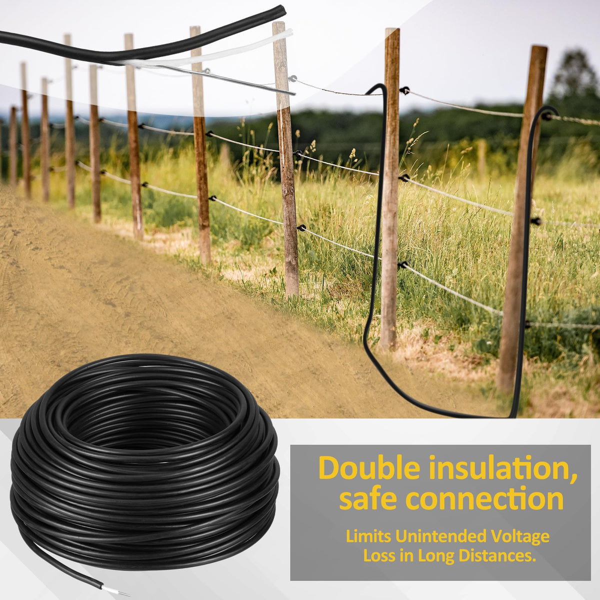 Kanayu direct burial underground cable ready for under/over ground setup.