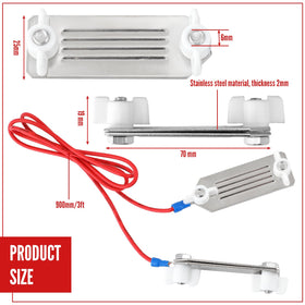 Kanayu Lectric fence tape connector four-piece pack ready for quick fence joining