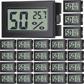 Kanayu mini digital hygrometer with LCD displays indoor temperature and humidity.