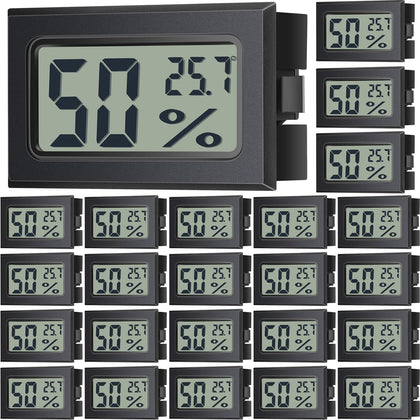 Kanayu mini digital hygrometer with LCD displays indoor temperature and humidity.