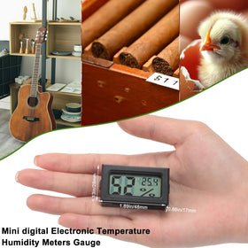 Kanayu hygrometer in greenhouse showing accurate readings for plant health.