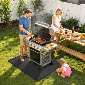 Kanhiro double-sided silicone coating offers high heat resistance for grilling.
